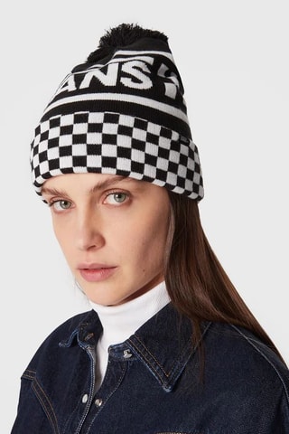 Muts met Pompon - Zwart