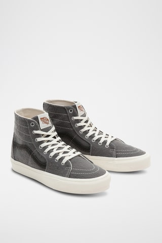 Hoge Nubuck Sneakers - Grijs