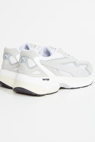 Leren Sneakers - Lichtgrijs