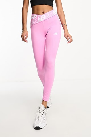 7/8 Hardlooplegging Hoge Taille - Roze