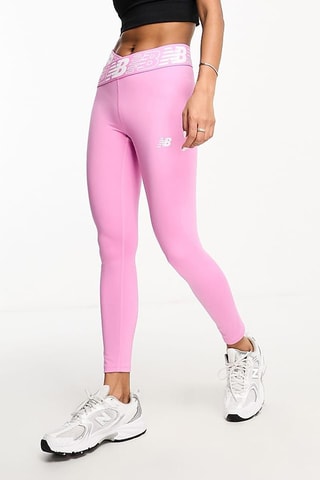 7/8 Hardlooplegging Hoge Taille - Roze