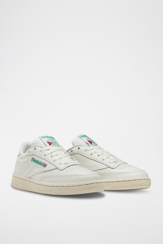 Leren Sneakers - Ecru