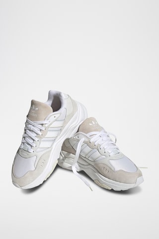 Leren Trainingsschoenen - Wit