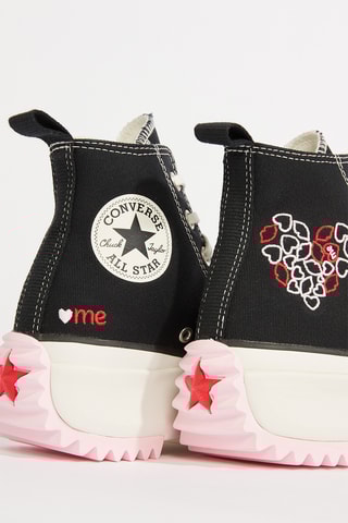 Hoge Platform Sneakers - Zwart