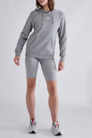 Sweater met Capuchon - Gemêleerd Grijs