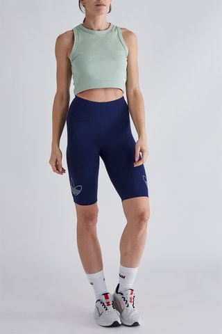 Wielrenbroekje Hoge Taille - Marineblauw