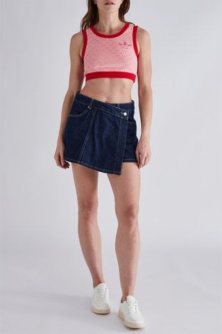 Crop Top - Poederroze