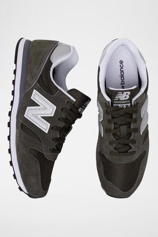 Leren Sneakers 373 - Zwart