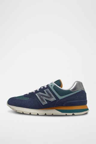 Nubuck Sneakers 574 - Marineblauw