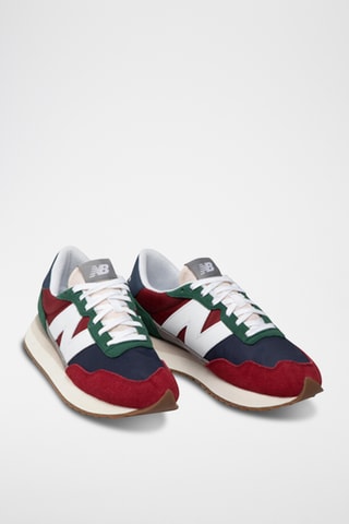 Nubuck Trainingsschoenen 237 - Rood en Marineblauw