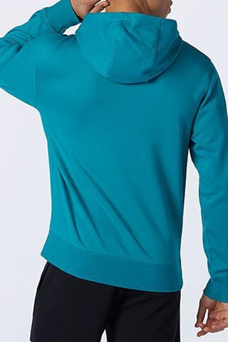 Sweat à capuche Embroidered - Bleu canard