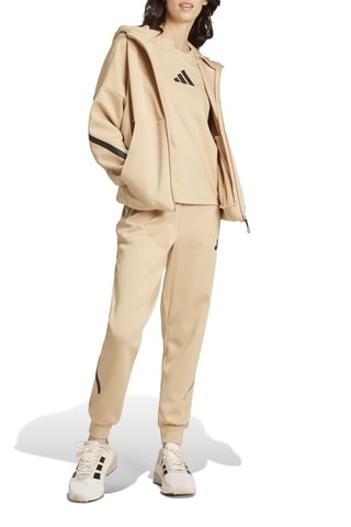 Sweat à capuche Z.N.E. - Beige