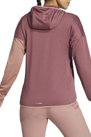 Veste polaire à capuche Terrex Xperior - Rose