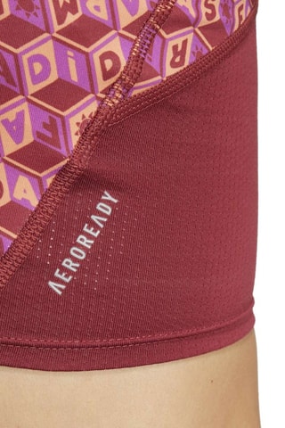 Brassière de running Adizero x FARM - Marron