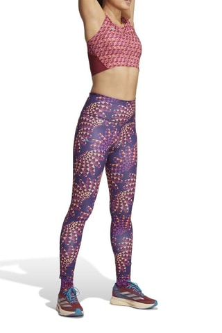 Brassière de running Adizero x FARM - Marron