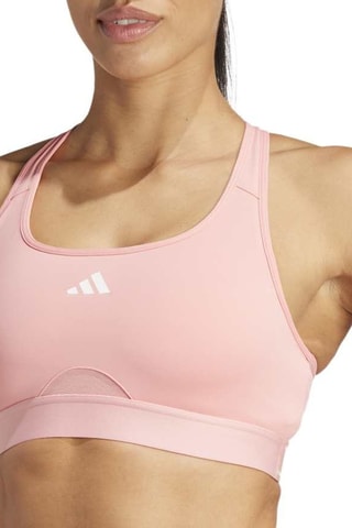 Brassière d’entrainement Power React - Rose poudré
