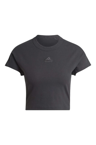 T-shirt cropped Lounge - Noir