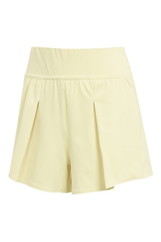 Short de tennis taille haute Match - Jaune