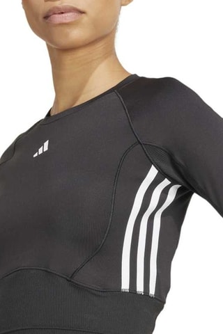Crop top d’entrainement Essentials - Noir