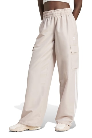 Pantalon cargo taille haute Originals Adicolor - Taupe