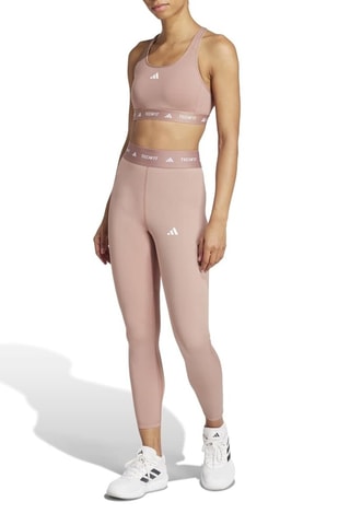 Legging 7/8 taille haute Techfit - Rose