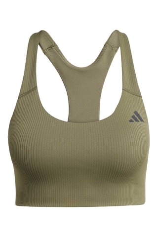 Brassière d’entraînement push-up Powerimpact - Vert olive