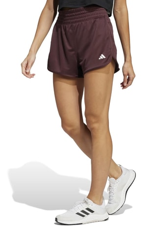 Short de training taille haute Pacer Essentials - Bordeaux