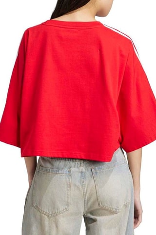T-shirt cropped Boxy - Rouge