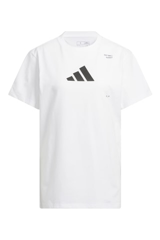 T-shirt ample Softball - Blanc