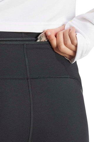 Legging 7/8 de running taille haute Adizero - Noir