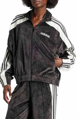 Veste de survêtement en velours Adibreak - Noir
