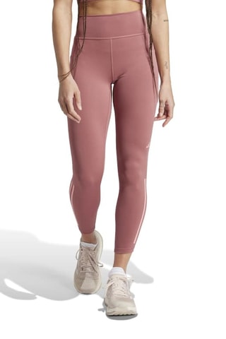 Legging de running 7/8 taille haute - Rose foncé