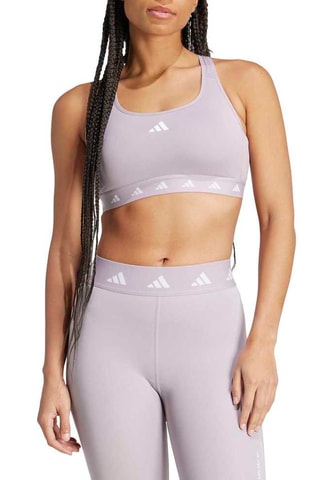 Brassière de sport push-up Powerreact Techfit - Violet