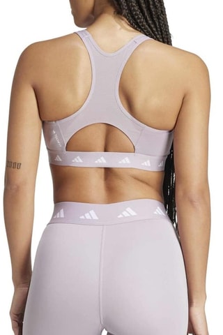 Brassière de sport push-up Powerreact Techfit - Violet