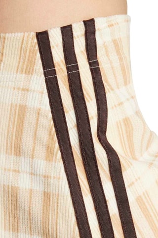 Jupe patineuse en velours - Beige