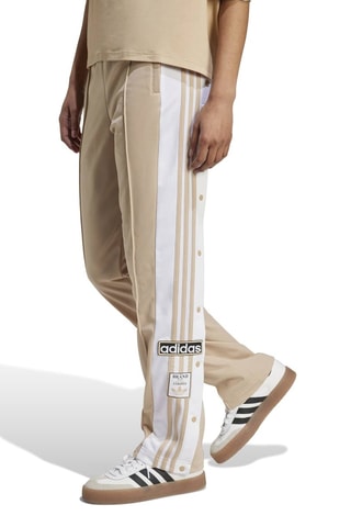 Pantalon ample taille haute Adibreak - Beige