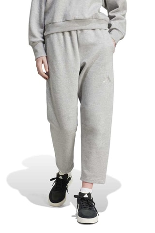 Pantalon ample 7/8 taille haute All Szn - Gris clair chiné