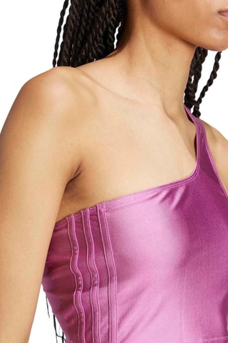 Crop top asymétrique - Mauve