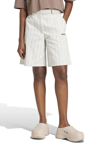 Bermuda Pinstripe - Blanc