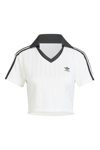 Polo court Adicolor - Blanc