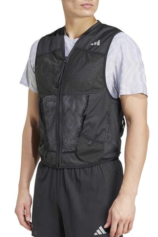 Veste sans manches de running Ultimate - Noir
