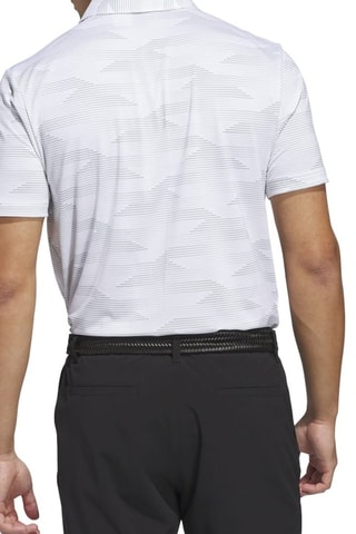 Polo de golf Ultimate365 Speed Stripe - Blanc
