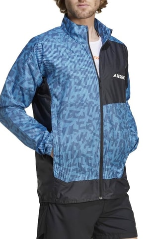 Coupe-vent de running pliable Terrex - Ciel