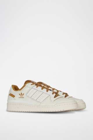 Baskets en cuir Forum Low CL - Ecru