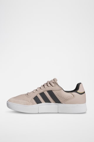 Chaussures de skateboard en cuir Tyshawn Low - Taupe