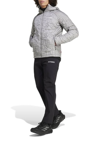 Veste de randonnée à capuche Terrex Xperior PrimaLoft Loose Fill - Gris clair