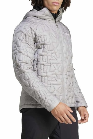 Veste de randonnée à capuche Terrex Xperior PrimaLoft Loose Fill - Gris clair