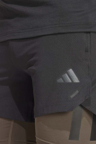 Short 2-en-1 Power - Noir et marron