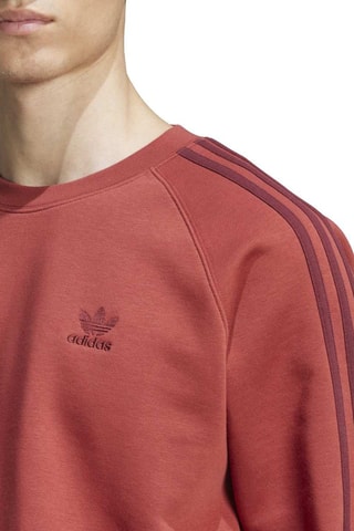 Sweat 3 stripes Adicolor Classics - Rouge