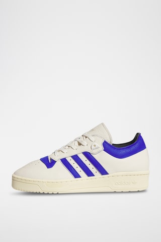 Baskets en cuir Rivalry 86 - Blanc et bleu roi
